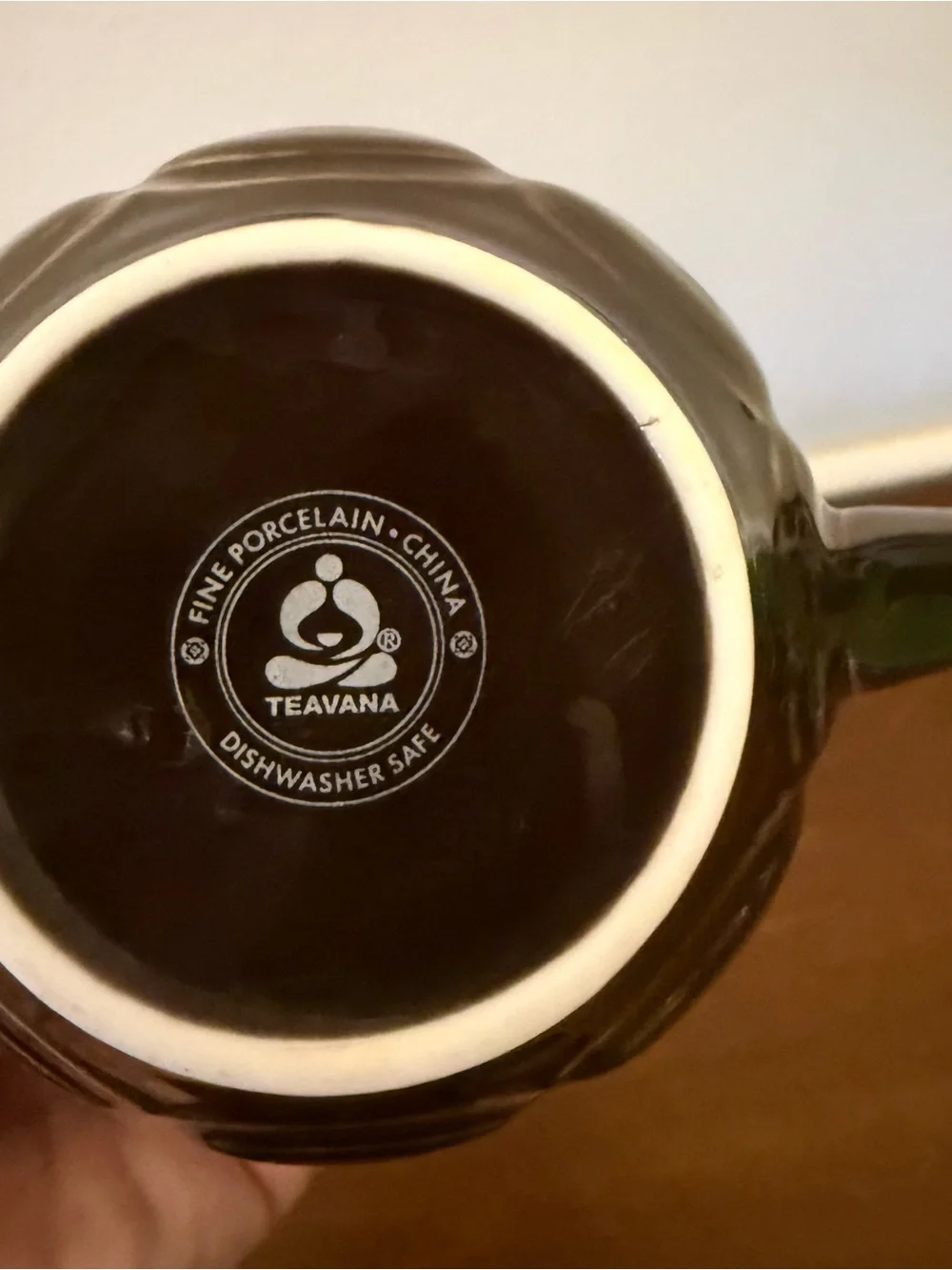 Teavana Brown Glazed Ceramic Honey Pot with Lid